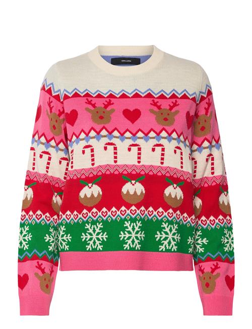 Vmnewchristmasstuff Ls O-N Pull.box Xmas Vero Moda Patterned