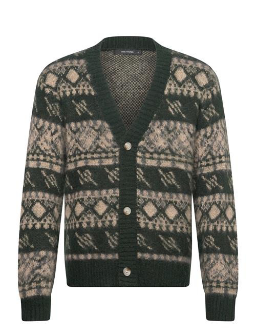 Pattern Check Cardigan Daily Paper Patterned