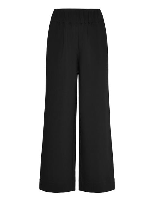 Slfpatricia Mw Wide Pant B Selected Black