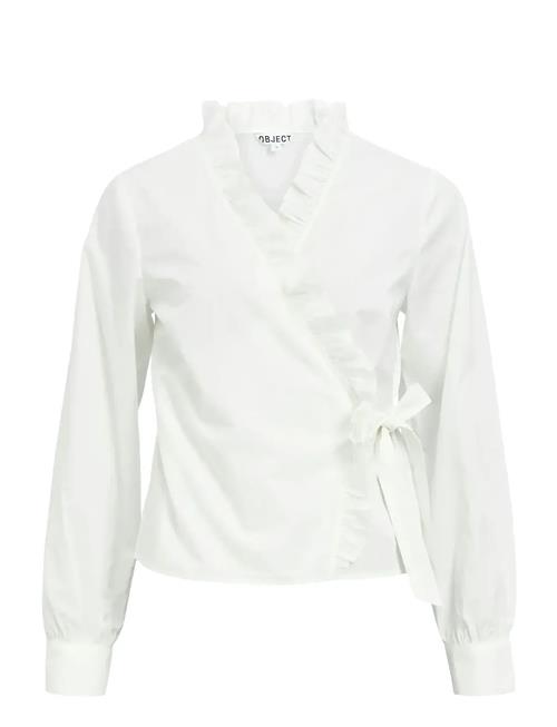 Objhope L/S Wrap Shirt E Aw Fair 25 Object White