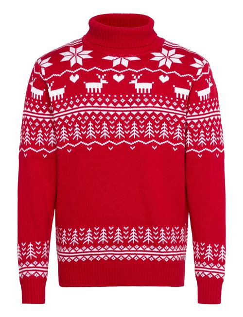 The Greenlandish Christmas Sweater Happy Seasons Red