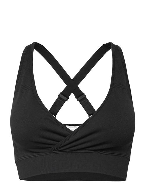 Soft Seamless Adjustable Sports Bra ICANIWILL Black