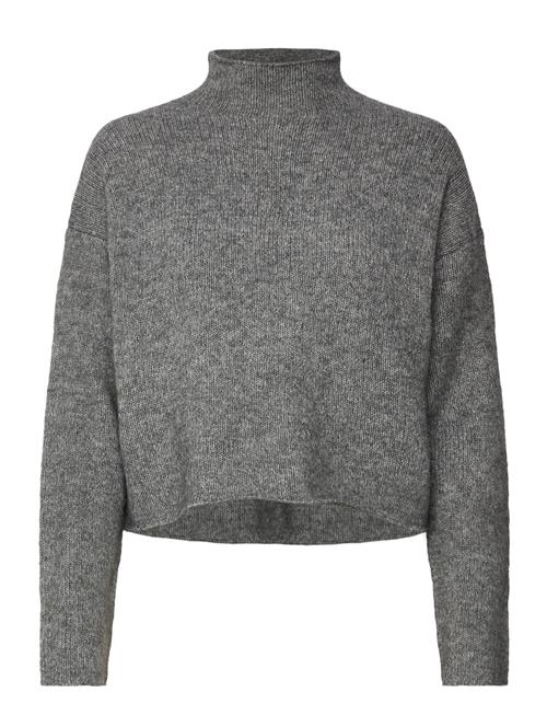 Vmmirla Ls Highneck Pullover Vero Moda Grey
