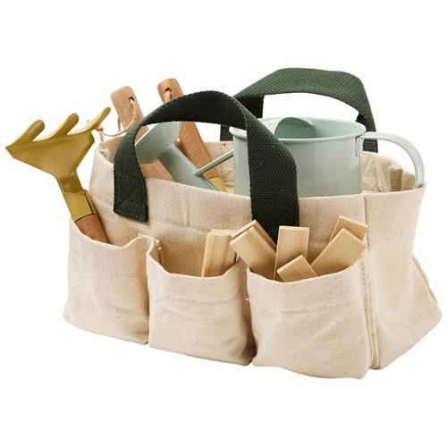 Kid's Concept Taske Med Haveværktøjer Multi,Natural White-OS  Hvid  One Size  unisex