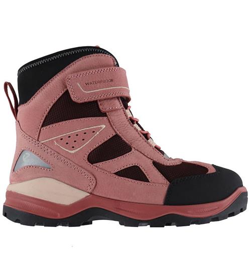 Ecco Vinterstøvler - Snow Mountain 1S Wp - Black/Petal/Fig