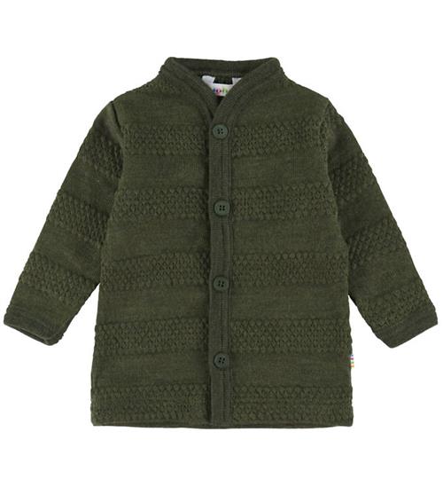 Joha Cardigan - Strik - Uld - Mos Grøn