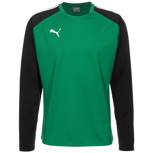 PUMA Funktionsskjorte 'Team Liga'  grøn / sort / hvid