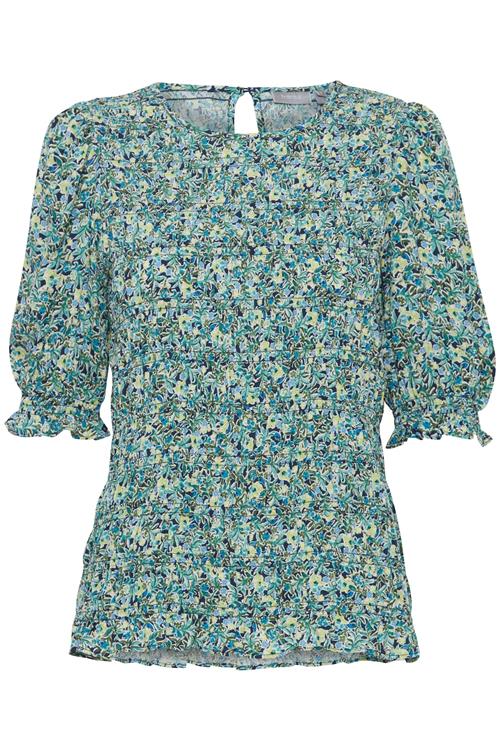 Fransa Bluse 'Malu'  gul / grøn