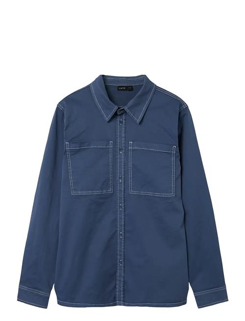 Nlmsuni Twi Ls Overshirt LMTD Blue