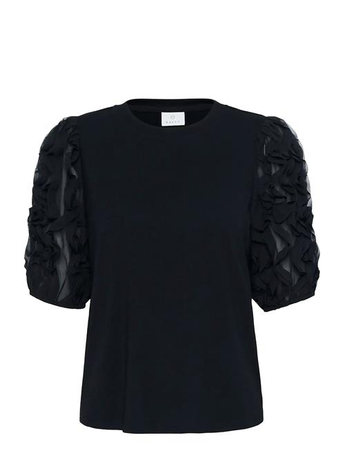 Kalinda Frill T-Shirt Kaffe Black