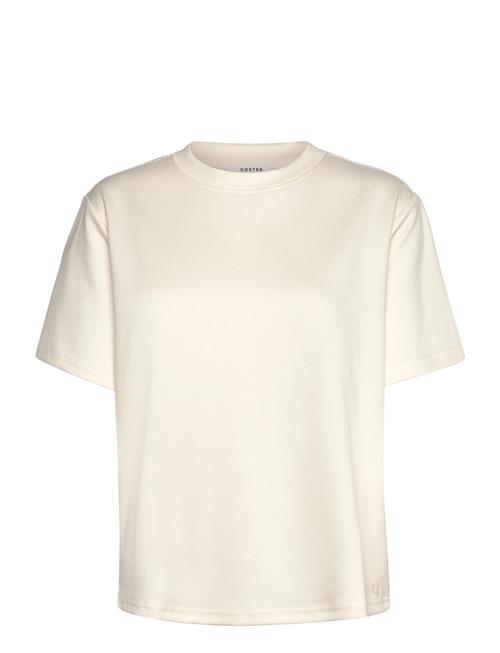 Sweat Blouse With Heart Cutout Coster Copenhagen Cream