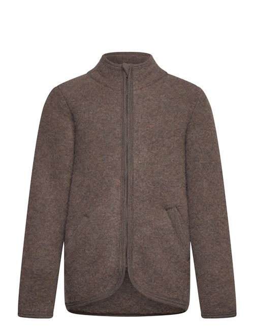 Jacket Wool Fleece Huttelihut Brown