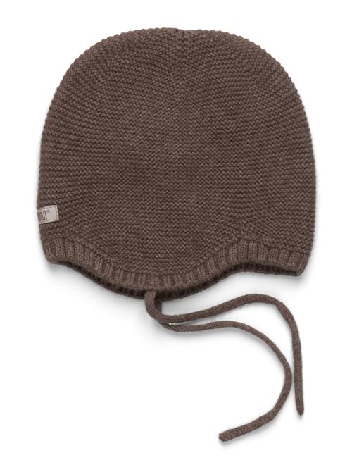Bonnet Wool Knit Huttelihut Brown