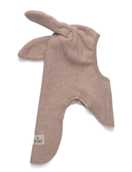 Balaclava Ears Cotton Fleece Huttelihut Beige