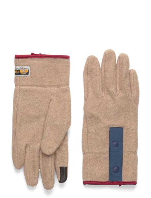Eco - Recycled Wool Fleece Glove-Camel Elmer By Swany Beige
