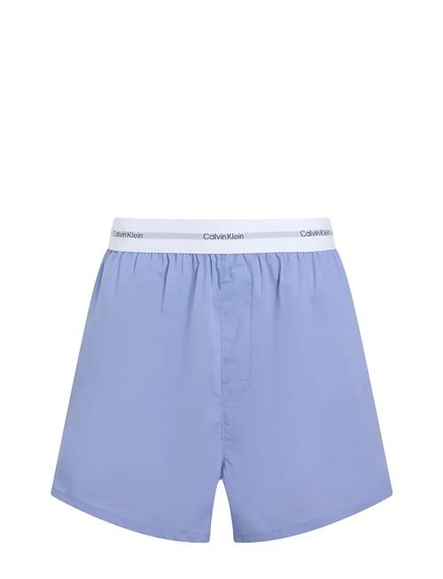 Logo Wb Poplin Short Calvin Klein Blue