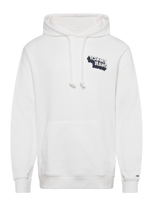 Tjm Stack Back Logo Hoodie Ext Tommy Jeans White
