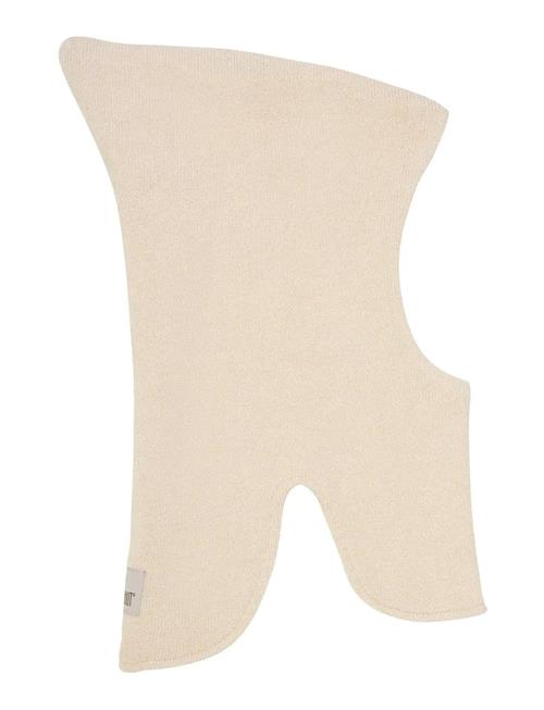 Balaclava Wool Knit Windstop Huttelihut Cream