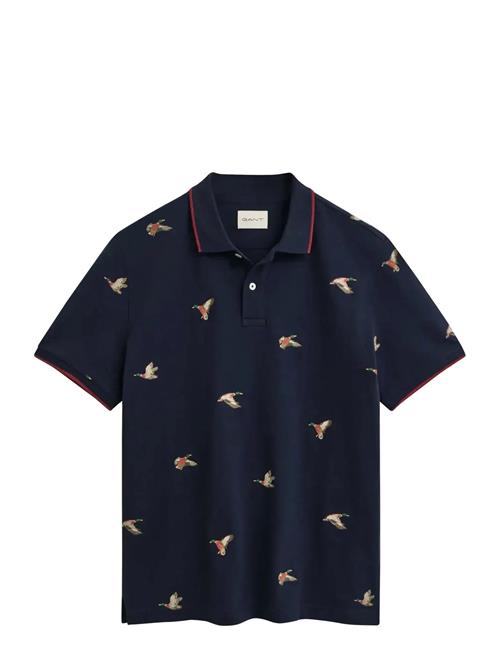 Embroidered Ss Polo GANT Navy