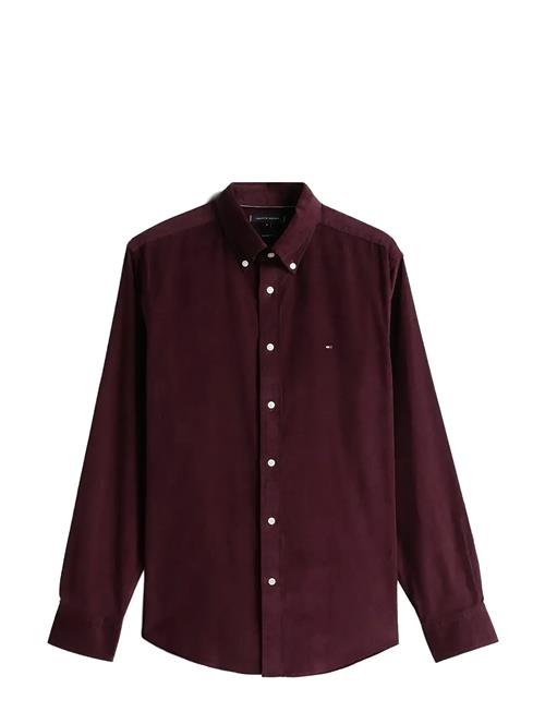 Solid Corduroy Rf Shirt Tommy Hilfiger Burgundy