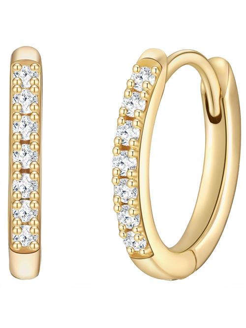 Glanzstücke München Øreringe  gylden gul / hvid