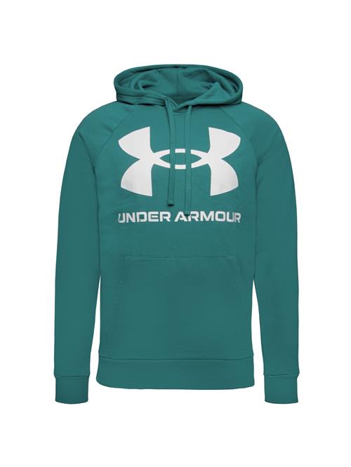 UNDER ARMOUR Sportsweatshirt 'Rival'  grøn / hvid