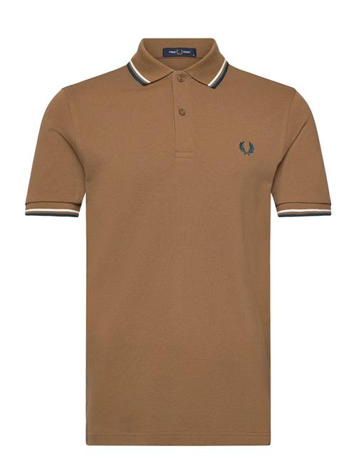 Twin Tipped Fp Shirt Fred Perry Brown