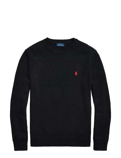 Cotton Crewneck Sweater Polo Ralph Lauren Black