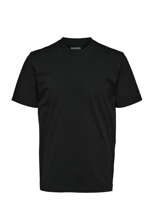 Slhcolman Ss O-Neck Tee Noos Selected Black