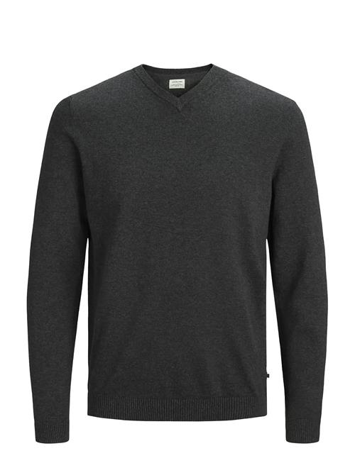 Jack & Jones Jjebasic Knit V-Neck Noos Jack & J S Grey