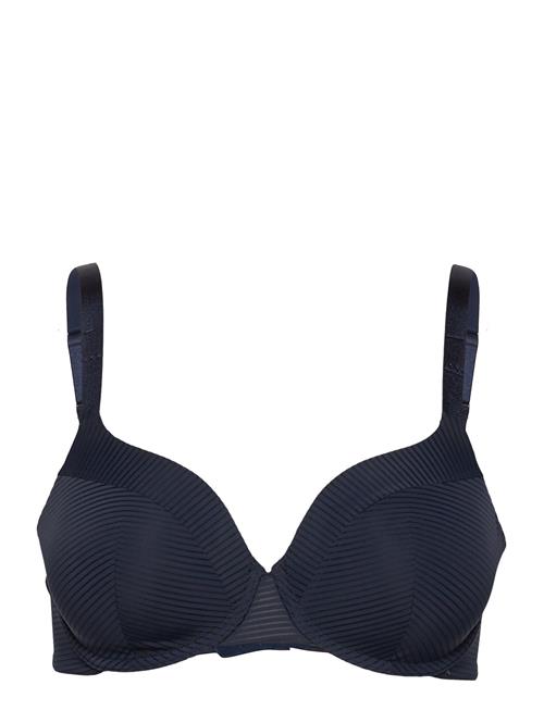 Bra Dahlia Micro Stripe Lindex Blue