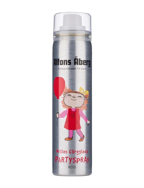 Millas Färgglada Partyspray 80 Ml Alfons Åberg Red