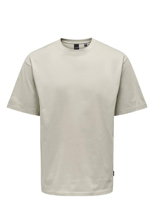 Onsfred Life Rlx Ss Tee Noos ONLY & SONS Beige