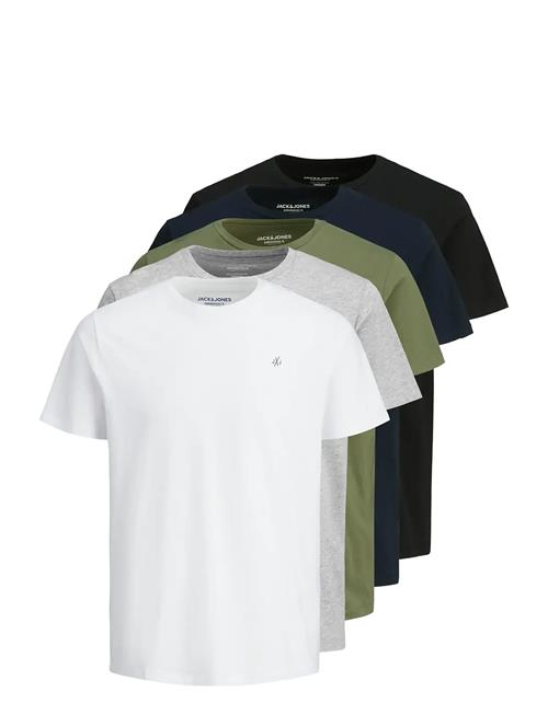 Jack & Jones Jorjxj Tee Ss Crew Neck 5Pk Mp Noos Jack & J S Green
