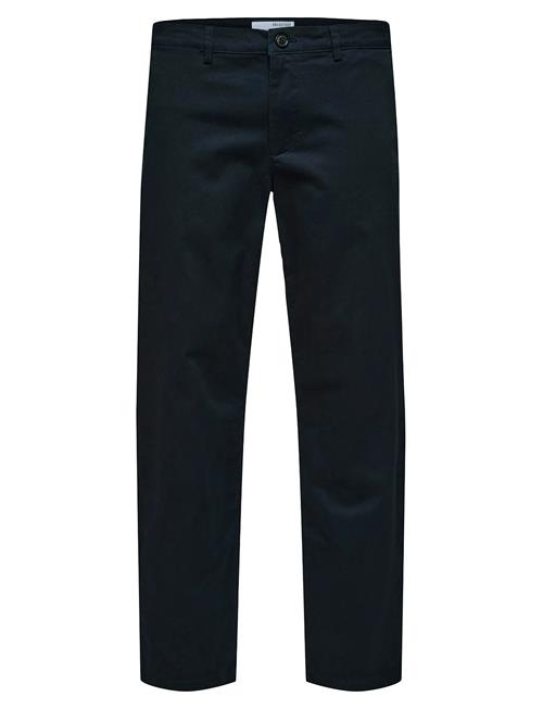 Slh196-Straight New Miles Flex Pant Noos Selected Navy