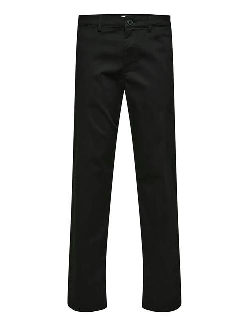 Slh196-Straight New Miles Flex Pant Selected Black