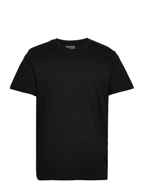 Slhaspen Ss O-Neck Tee Noos Selected Black