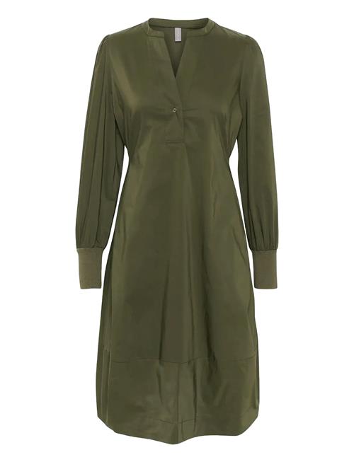 Cuantoinett Rib Dress Culture Green