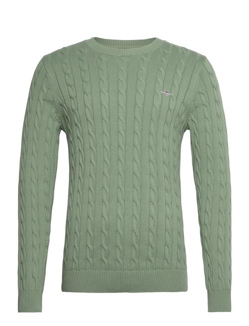Cotton Cable C-Neck GANT Green