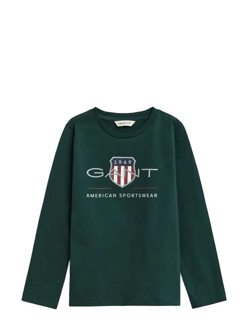 Archive Shield Ls T-Shirt GANT Green