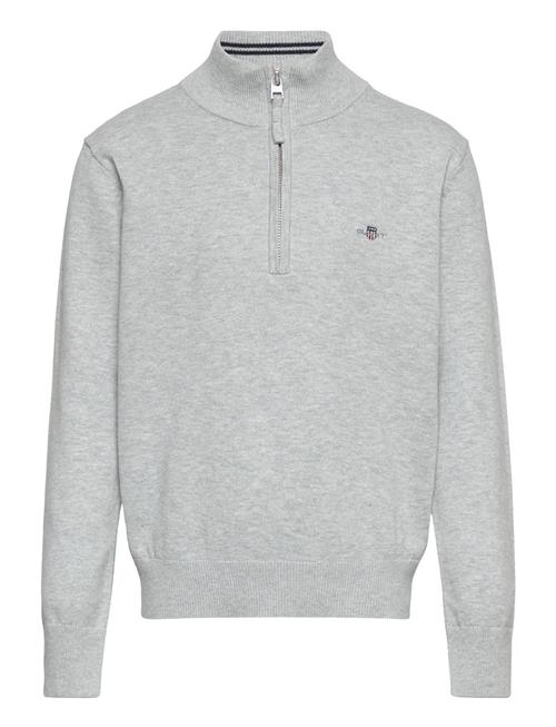 Shield Cotton Half Zip GANT Grey