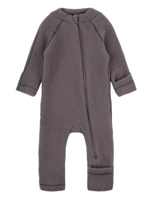 Wool Baby Suit Mikk-line Brown