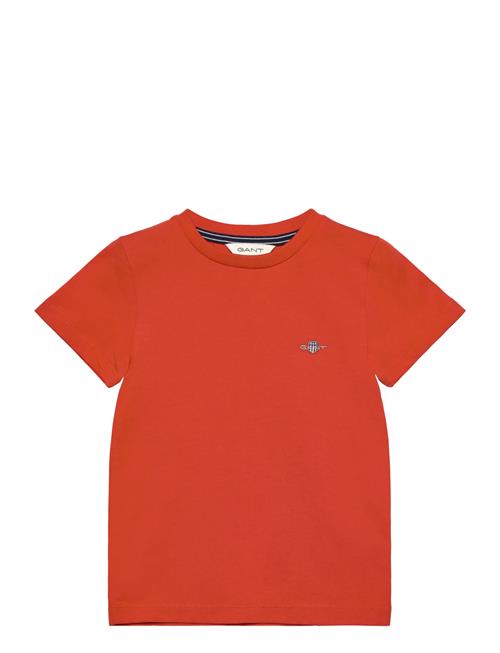 Shield Ss T-Shirt GANT Orange