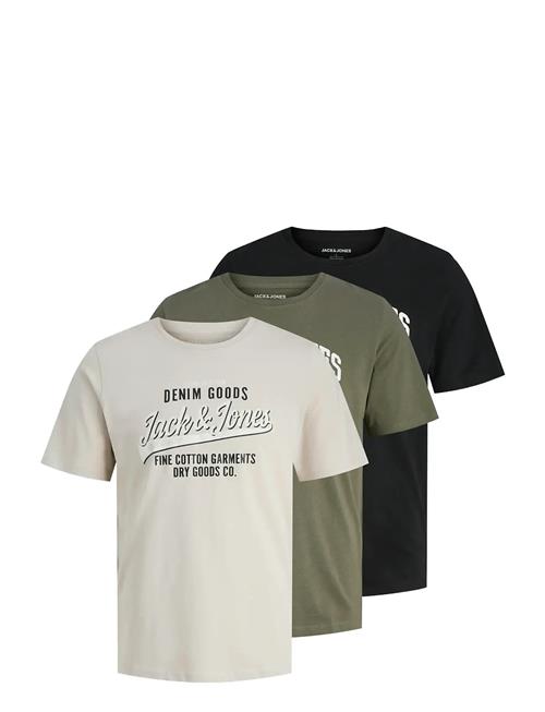 Jack & Jones Jjethan Tee Ss Crew Neck 3Pk Mp Noos Jack & J S Black