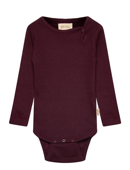 Body L/S Modal Petit Piao Burgundy