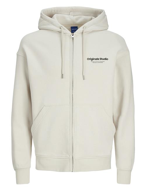 Jack & Jones Jorvesterbro Sweat Zip Hood Noos Jack & J S Cream