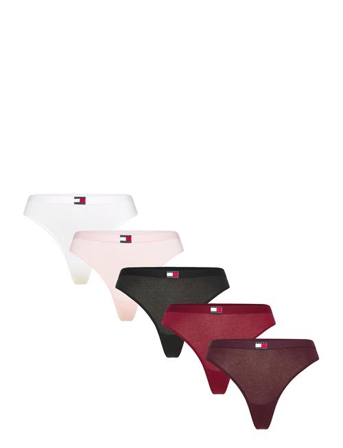 5 Pack Thong Tommy Hilfiger Burgundy