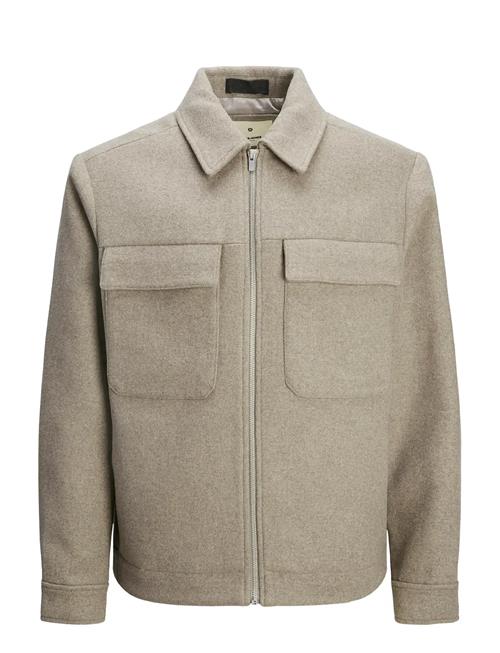 Jack & Jones Jprccrussel Wool Blend Jacket Sn Jack & J S Beige