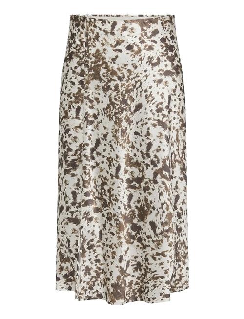 Cardomina Satin Calf Skirt Wvn ONLY Carmakoma Cream