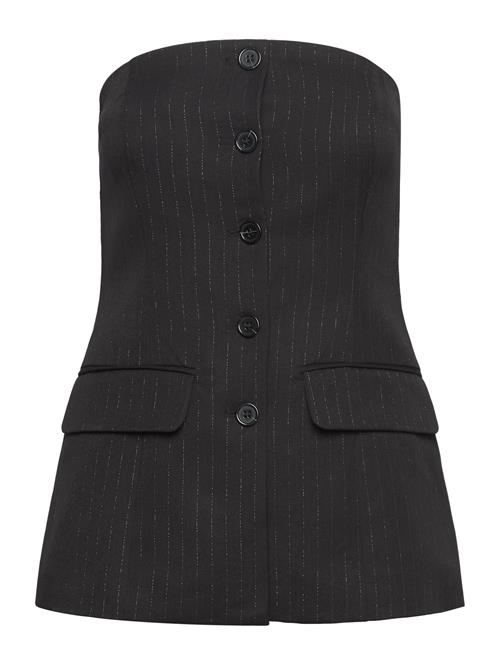 Slfeli Bustier Top Selected Black